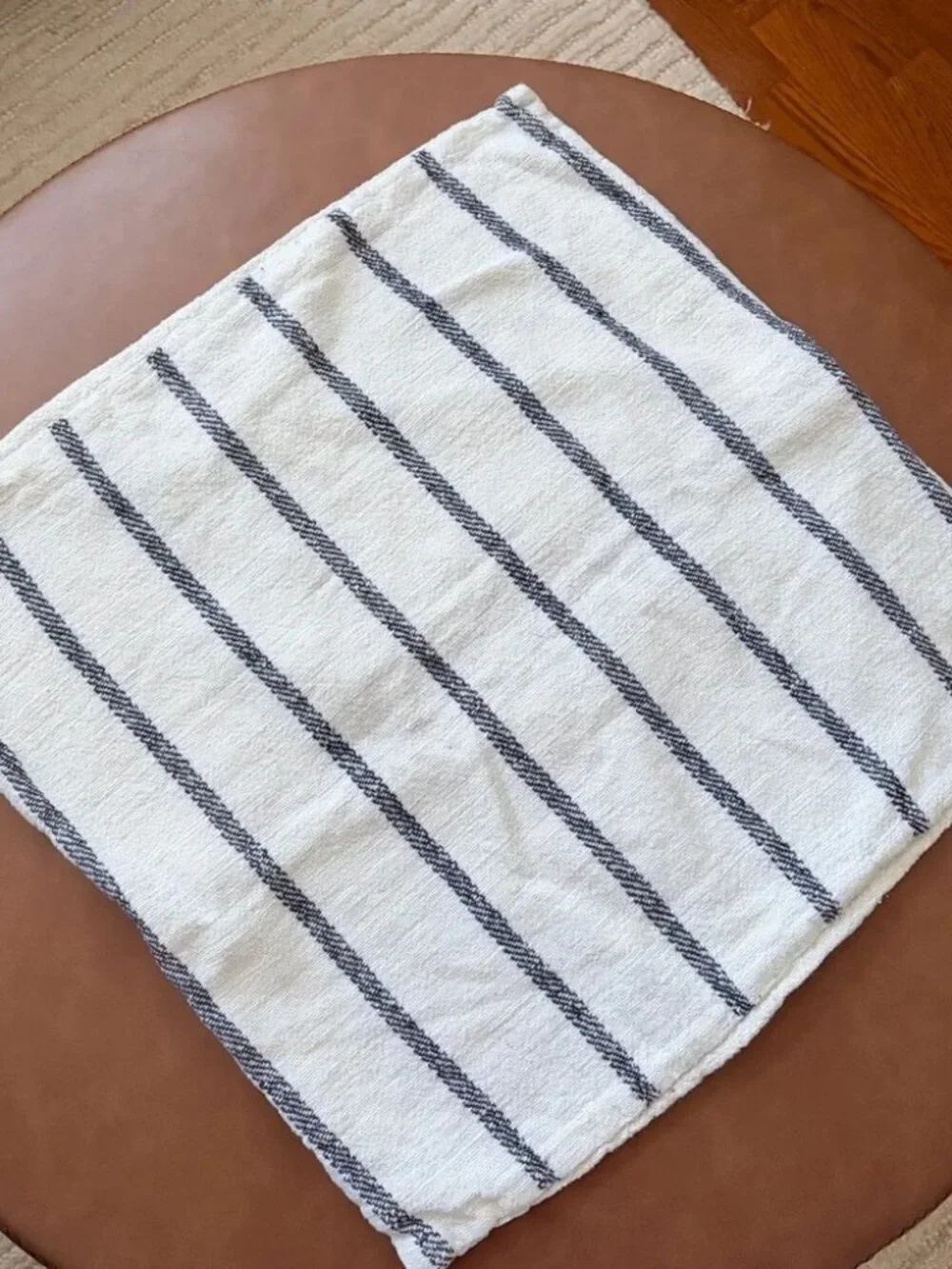 West Elm‎ Cotton Silk Simple Stripe Pillow Cover - 24x24